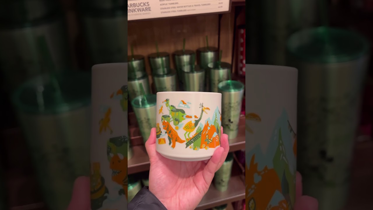 New Disney Merch! Starbucks Animal Kingdom Mug #disney #disneymerch #starbucks #disney #disneyworld