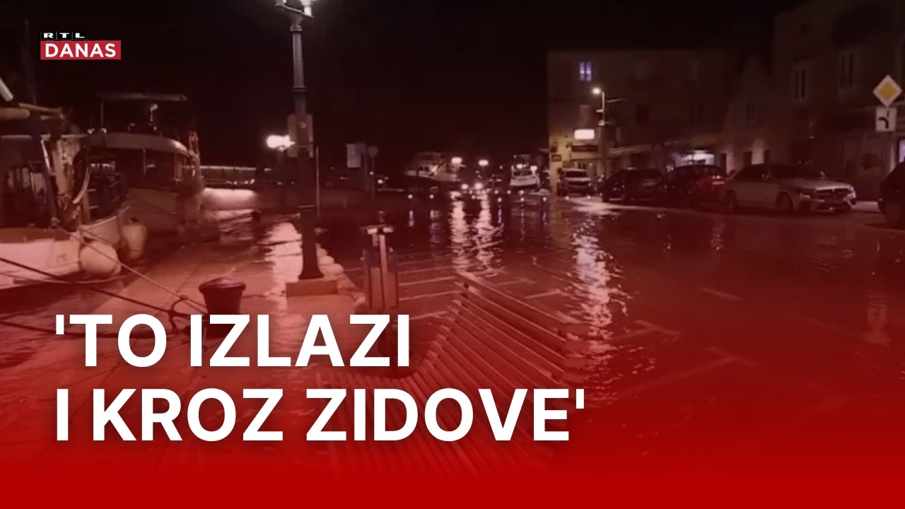 Dalmacija u borbi s morem! Vatrogasac: 'Konstantno smo pod vodom' | RTL Danas