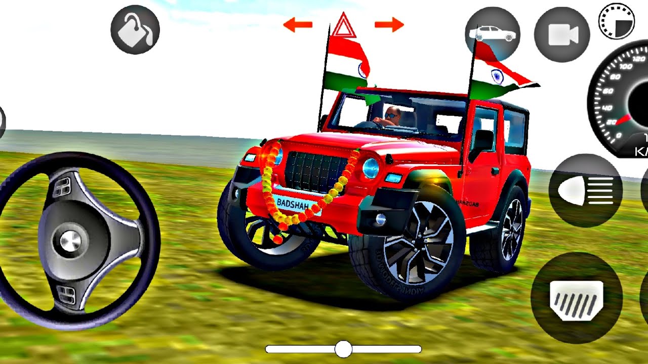 🚘 Indian Car Simulator 3D 😱 | Realistic Indian Thar Drive | Open World Car Game Gameplay level 101