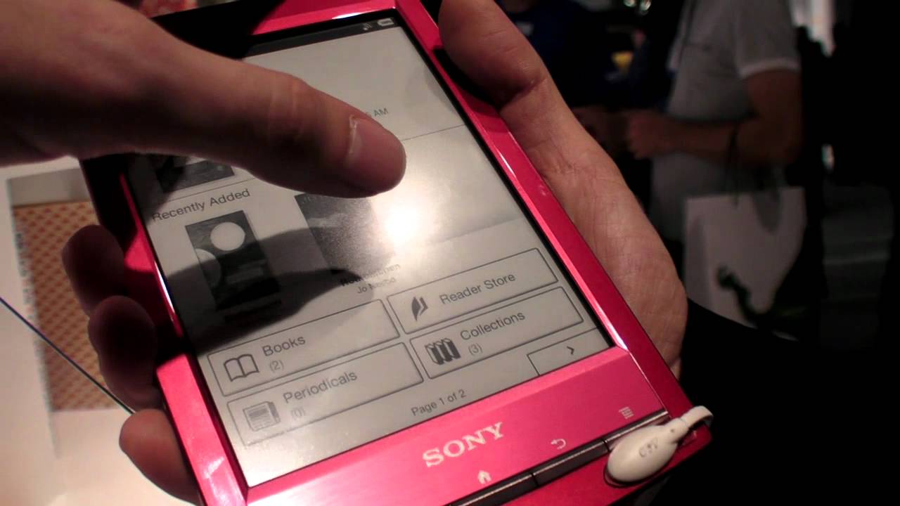 Sony PRS-T1 Reader Wi-Fi, 6-дюймовый электронный ридер с инфракрасным мультисенсорным экраном