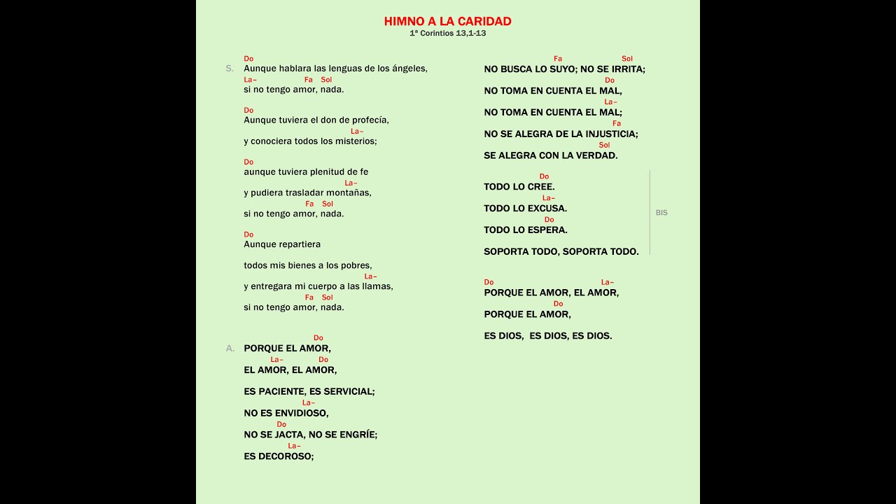 Himno a la caridad