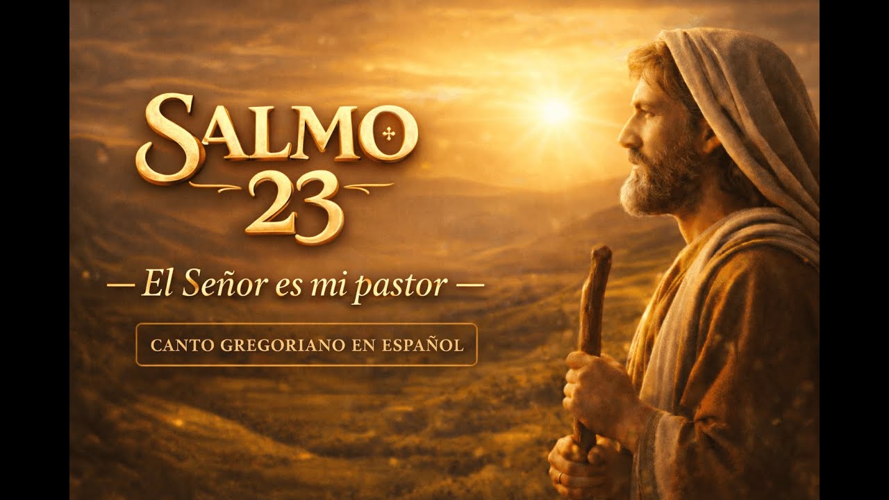 Salmo 23 — El Señor es mi pastor - Canto gregoriano en español