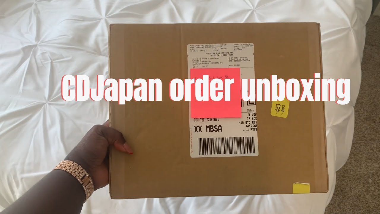CDJapan manga order unboxing