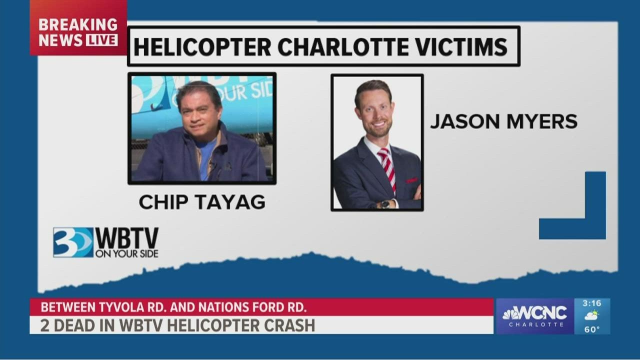 WBTV identifes 2 people killed in news chopper crash