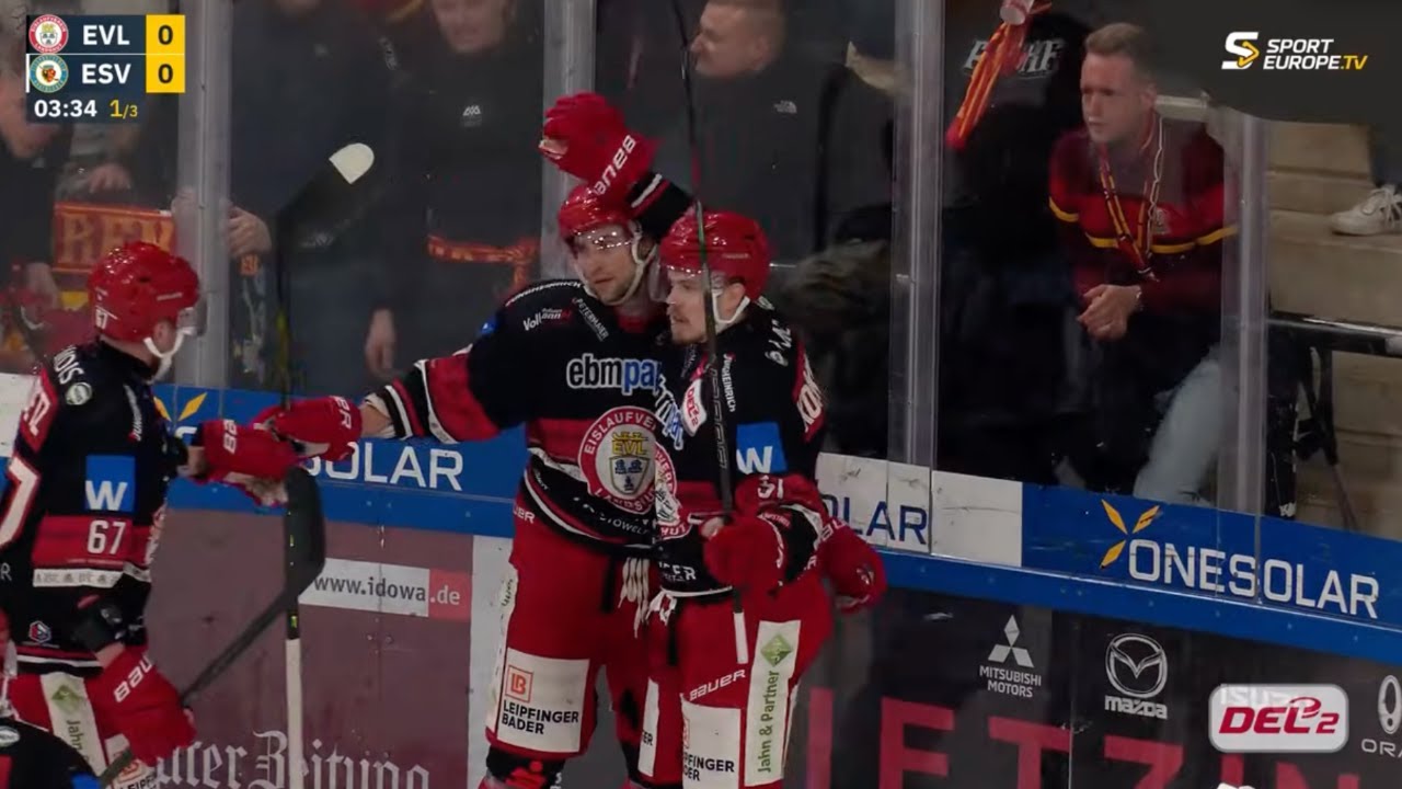 EV Landshut vs ESV Kaufbeuren (12.12.2025) – Game Highlights