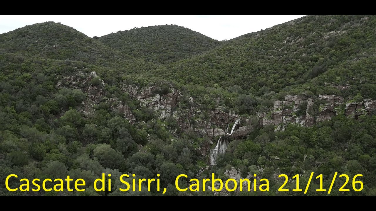 Cascate di Sirri Su Cannoni parte I, Carbonia (SU), Sardegna, Italia (21/1/26)