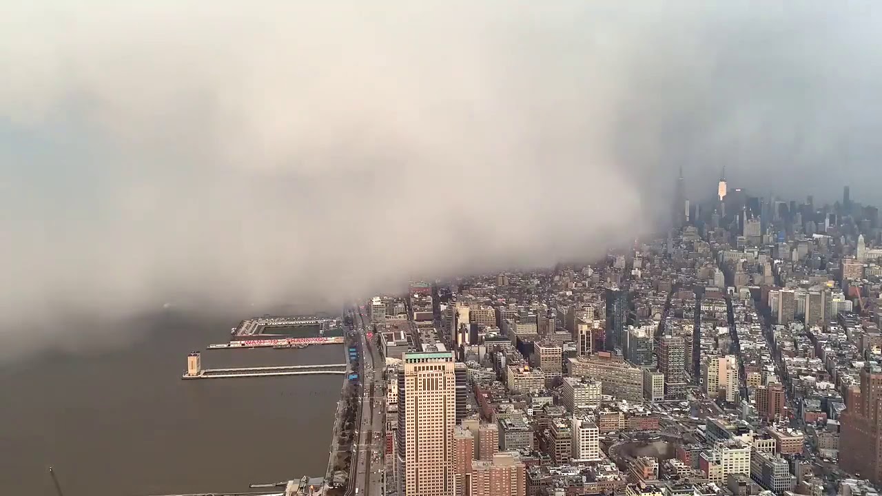 WOW! Watch giant snow squall swallow Manhattan
