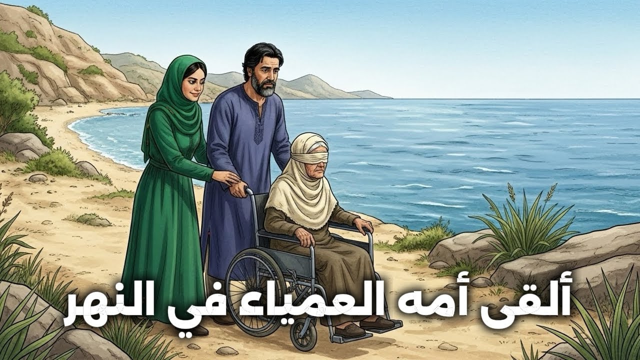 ألقى أمه العمياء في النهر ليتخلص منها… وبعد 7 أيام انهار عندما عرف أنها تملك عقارات بالملايين!
