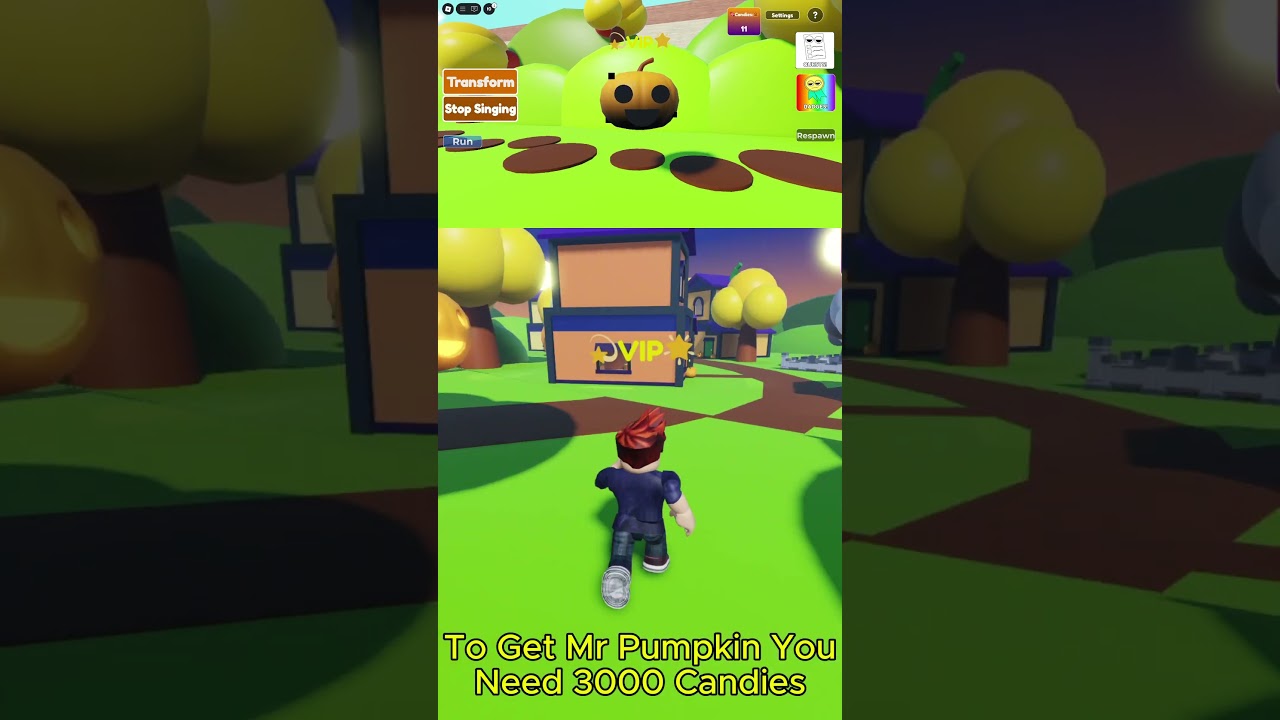 How To Get Mr Pumpkin Badges Morphs in 3D Sprunki RP And Animations HALLOWEEN Event