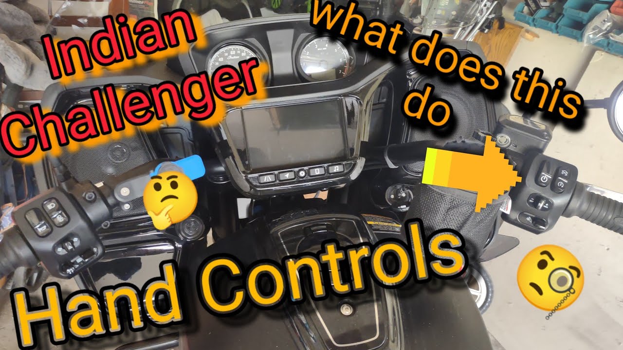Indian Challenger Hand Control/ Fairing Layout