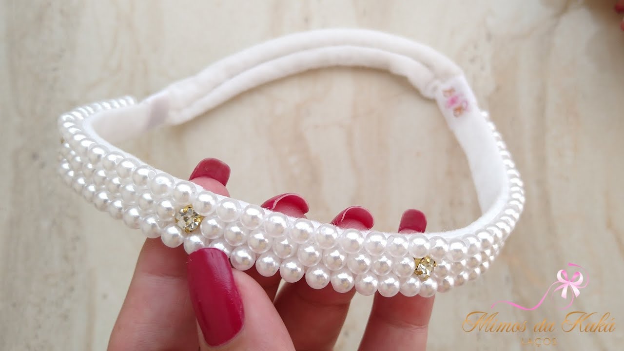 Faixa Bordada com Pérolas/ Kaká Magalhães