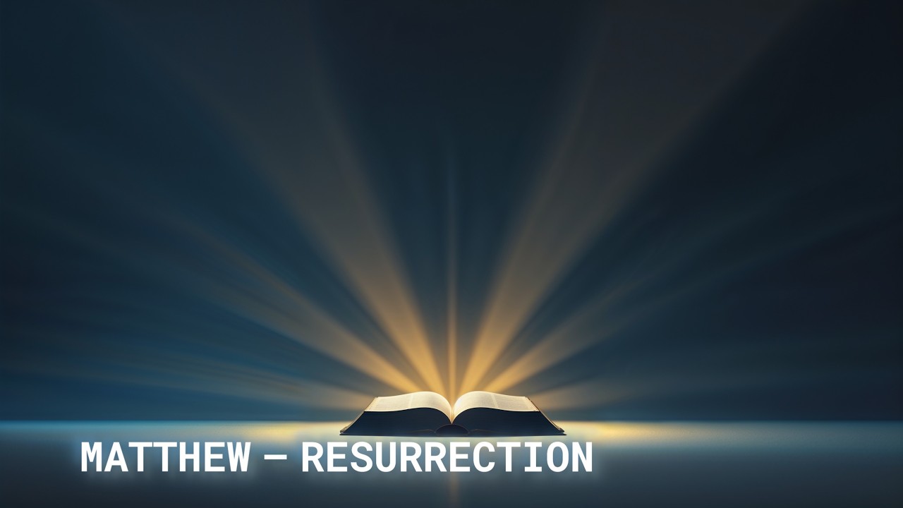 Gospel of Matthew — Crucifixion & Resurrection | Peaceful Scripture Reading