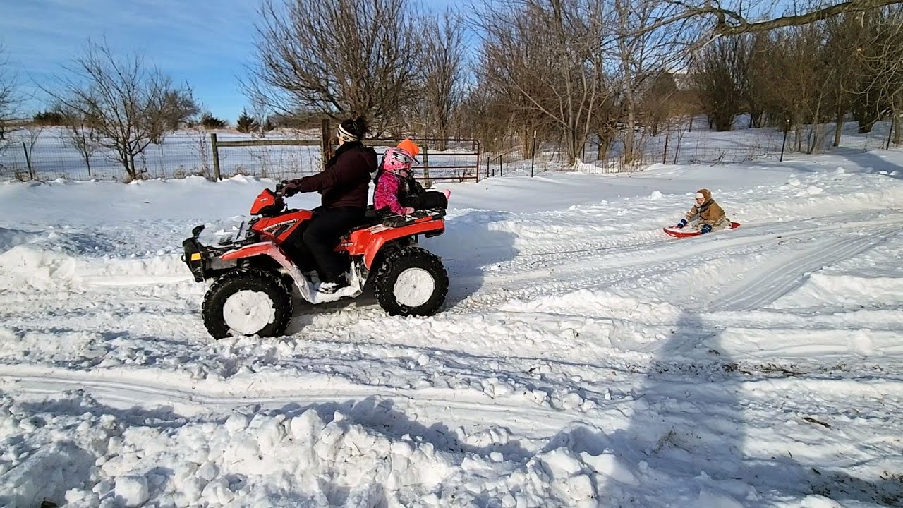 Polaris Sportsman Battery Replacement And Sledding