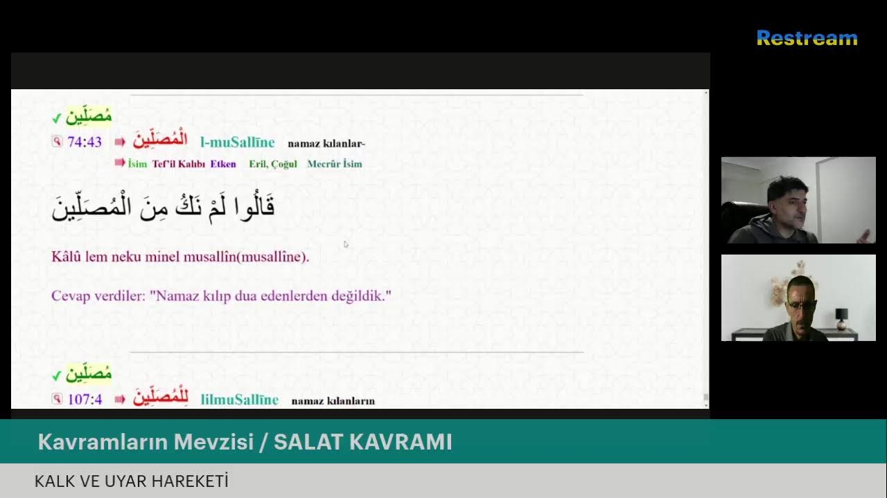 Kavramların Mevzisi / Salat Kavramı
