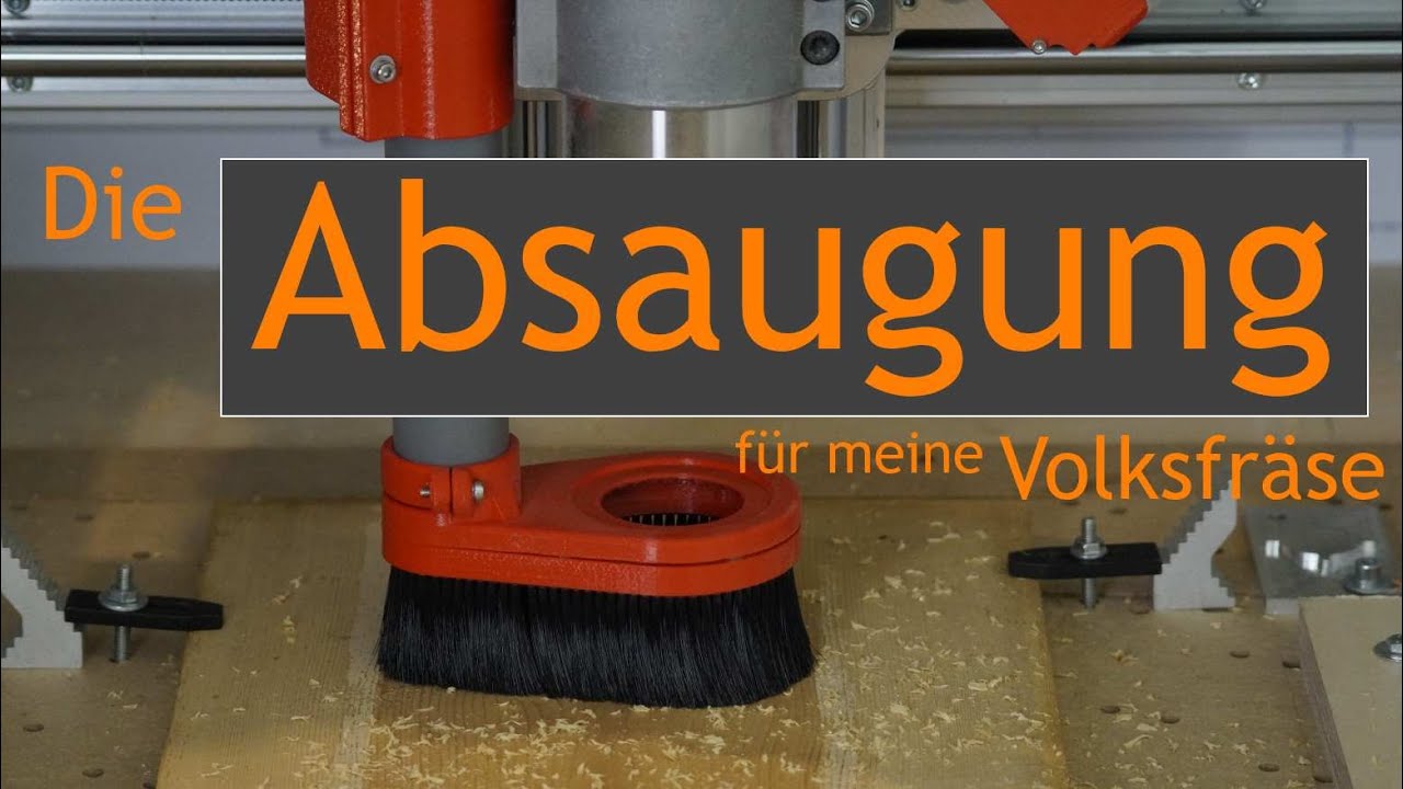 Die Igus Absaugung an meiner Volksfräse!