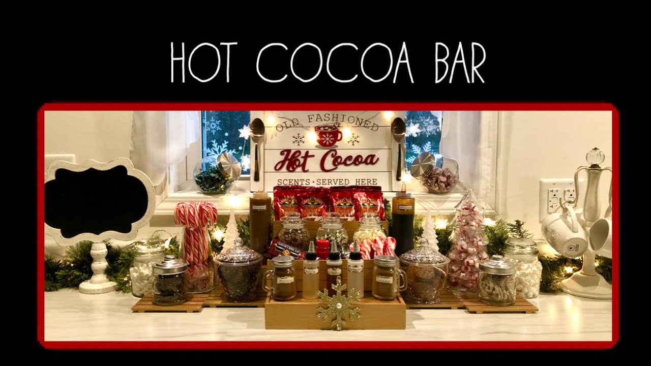 DIY Hot Cocoa Bar 2021 \ Christmas Hot Chocolate Station