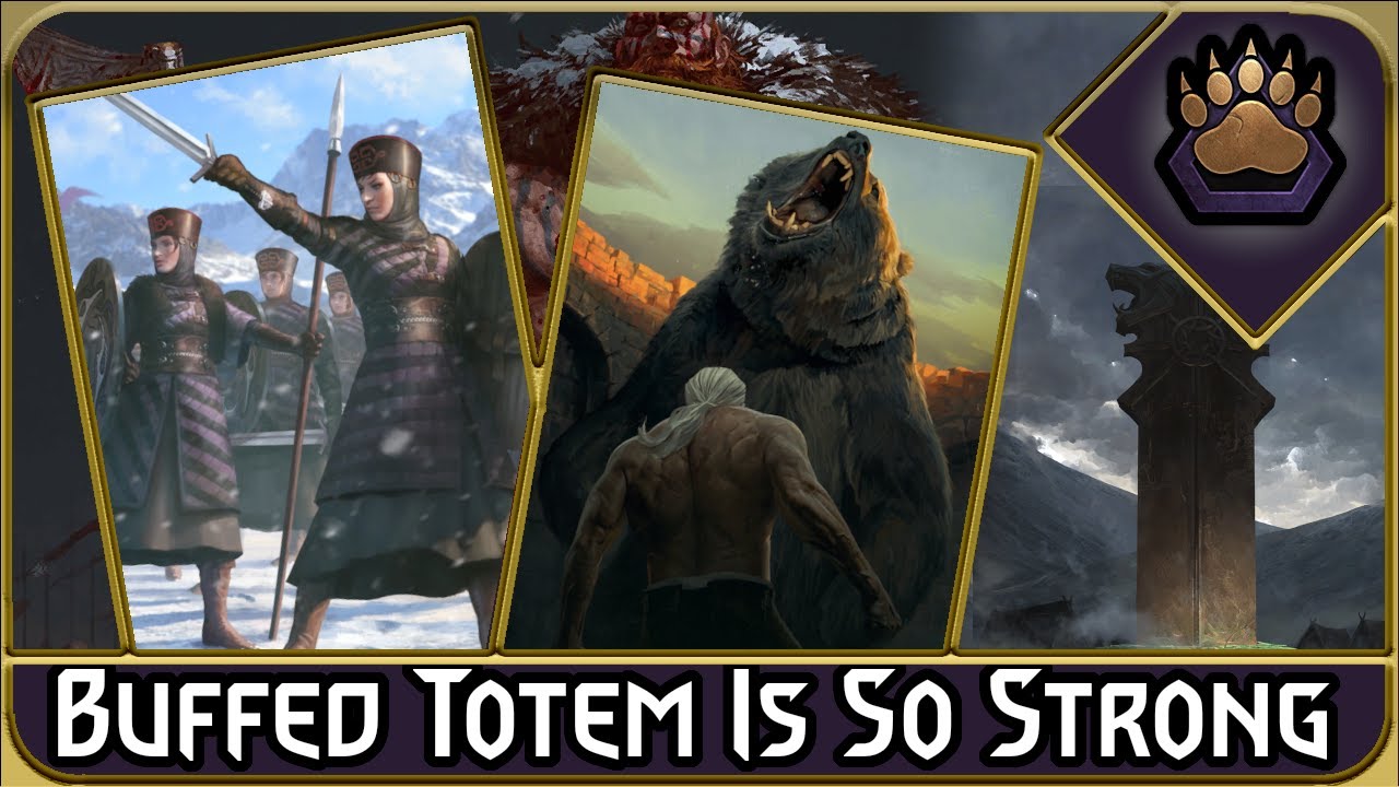 Totem Buff Enables GN Selfwound So Well! (Gwent Skellige Ursine Ritual Deck)