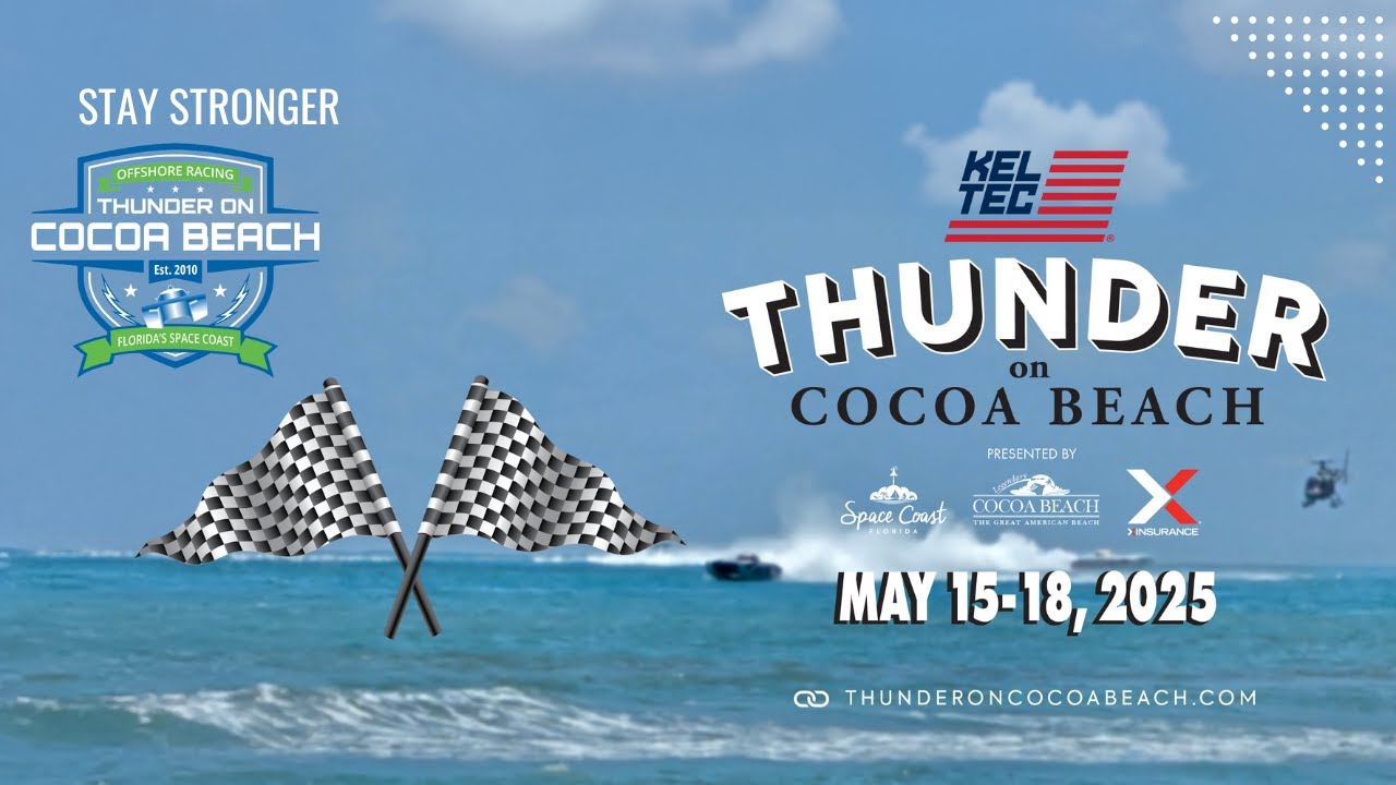 Thunder On Cocoa Beach Powerboat Races 2025 - Saturday Coverage