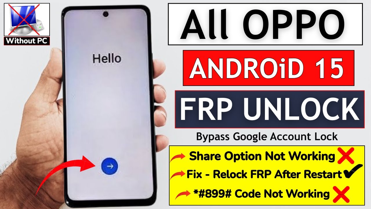 All Oppo Android 15 Frp Bypass 2025 Quick Share Not Working | Oppo A3x/A5 Pro/K12x/K13x Frp Unlock