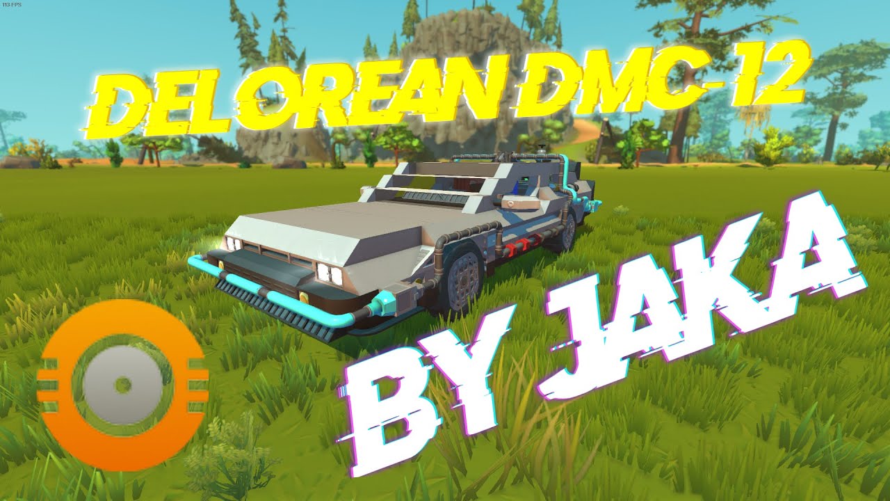 DeLorean DMC-12 SPEEDBUILD / SCRAP MECHANIC
