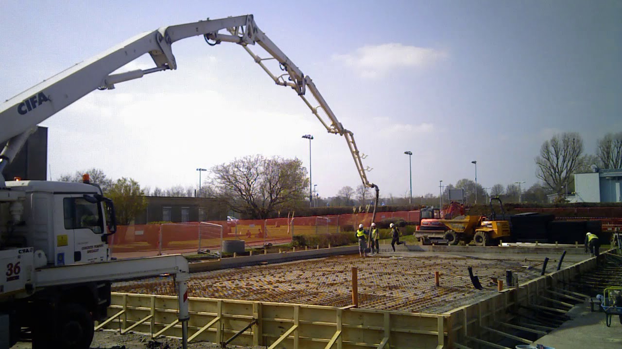 Timelapse Construction Footage | The Corsham School Sixth Form Centre (Beginning Stages)