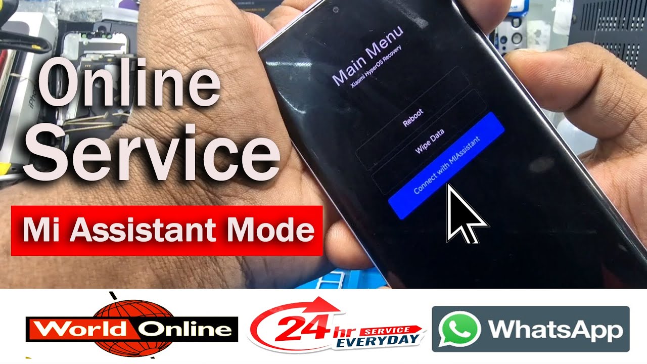 How to Xiaomi Connect with Mi Assistant Mode for online Frp Or Mi Acoount Remove✅