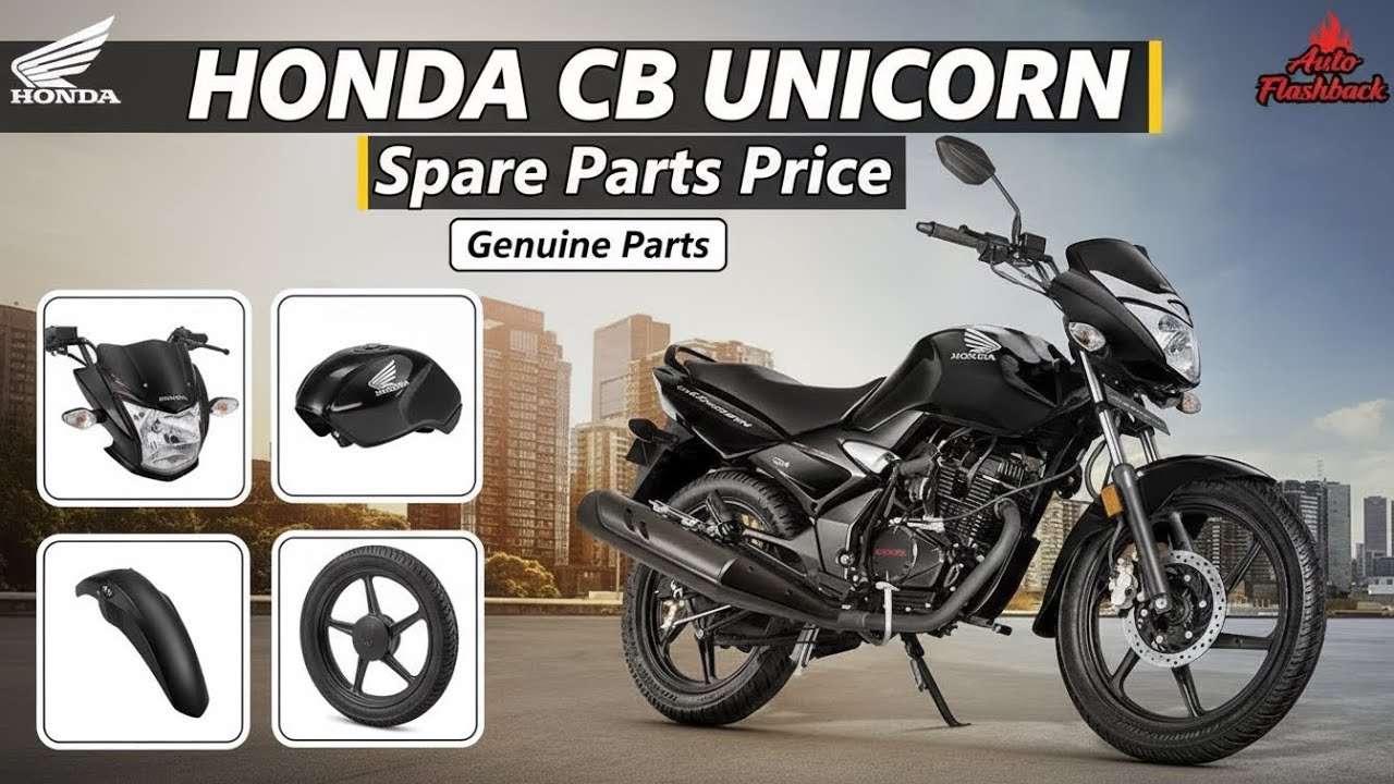 HONDA CB Unicorn Bike Spare Parts Price | Auto Flashback