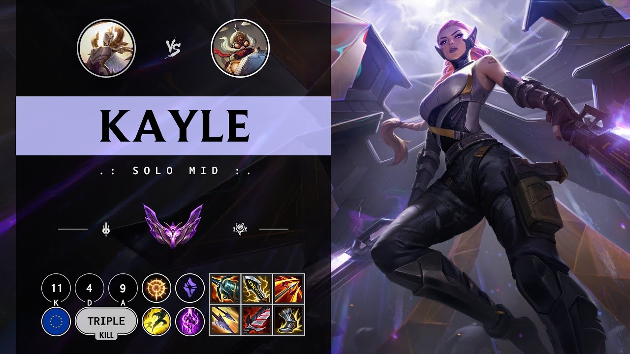 Kayle Mid vs Corki - EUW Master Patch 14.10