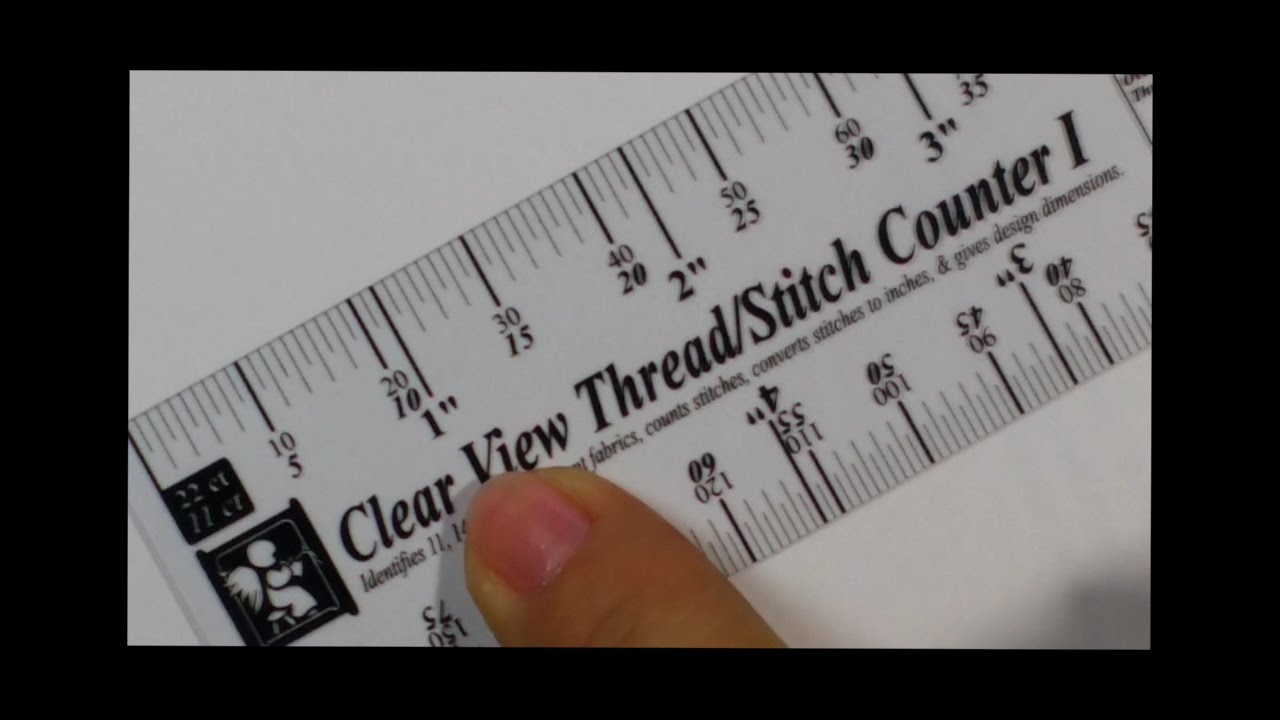 How to Use The Clear View Thread/Stitch Counters