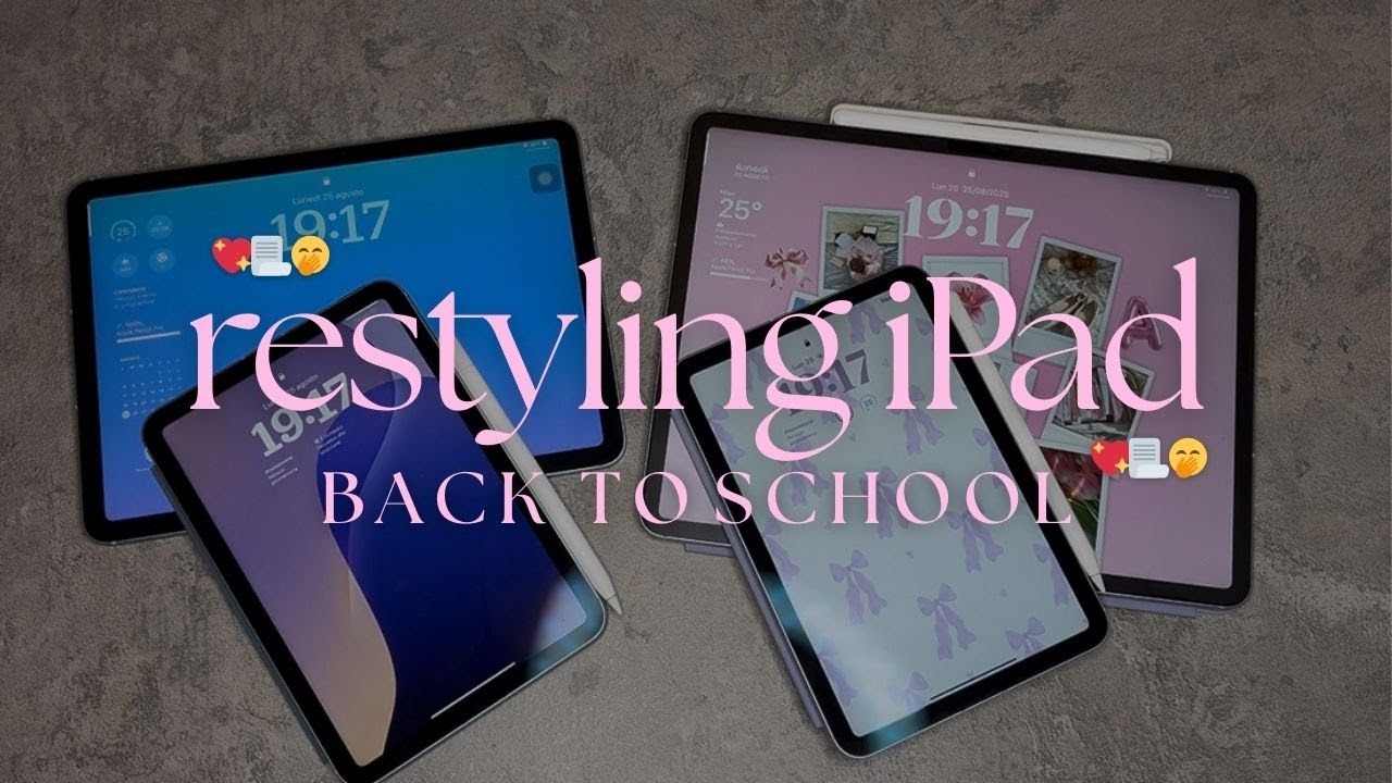 sistemiamo l&rsquo;iPad + app migliori🤍// back to school 
