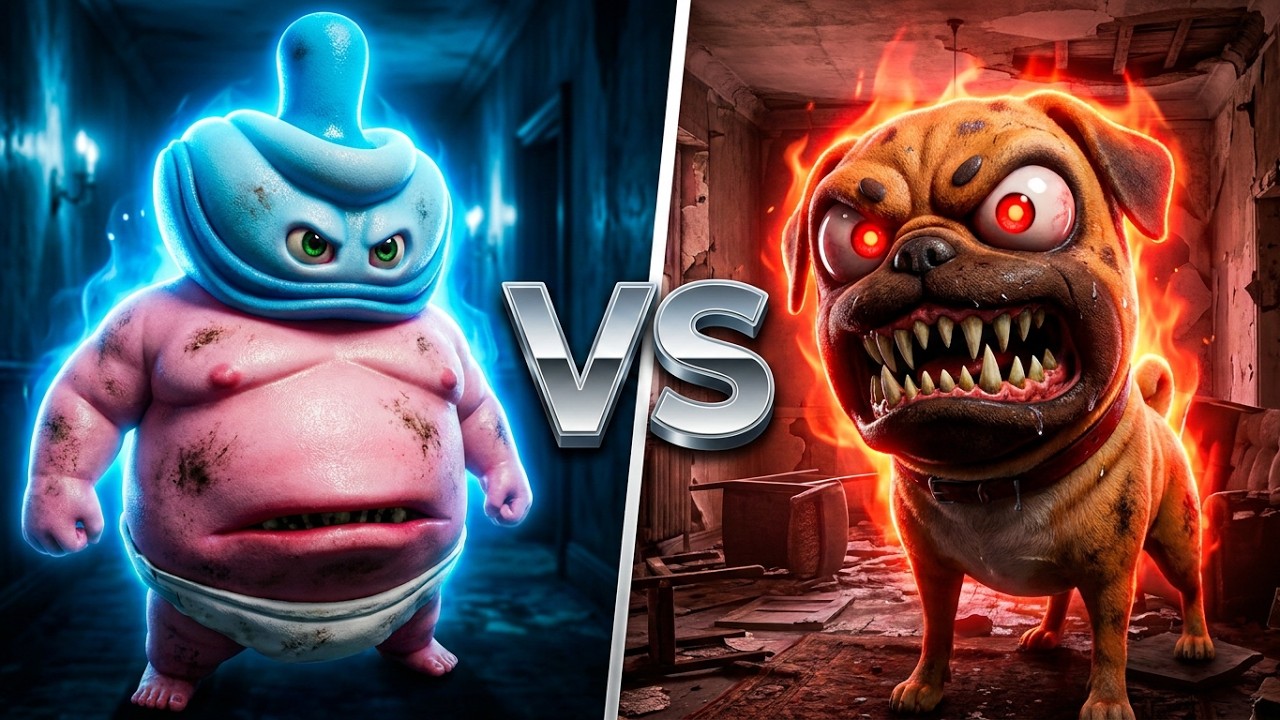 Dark Pals - Binky Drinky VS Dog Chompy Chasey (The 1st Floor)