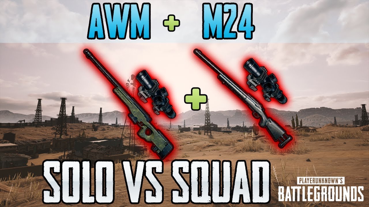 AWM + M24 - Just9n Solo vs Squad FPP [NA] - PUBG HIGHLIGHTS TOP 1 #50