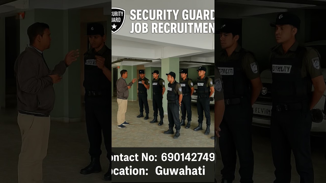 security guard job in guwahati Best security service #job #securityguard #staffofficer  #security