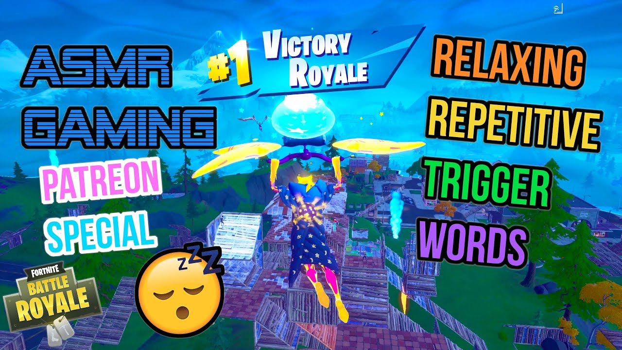 ASMR Gaming 😴 Fortnite 2020 Relaxing Repetitive Trigger Words 🎮🎧Whispering💤