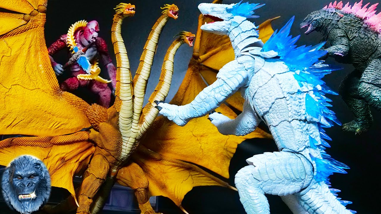【ゴジラxコング】S.H.MonsterArtsシーモがギドラ並にデカい🦷治癒コング【新たなる帝国】スカーキング キングギドラ モスラ フィギュア HIYA TOYS ゴジラエヴォルヴ レビュー