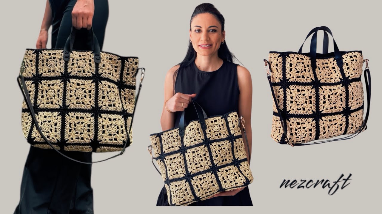 27 motifli çanta modeli   🌼  bag model #knitting #crochet #fashion #zara #beymen #handmade