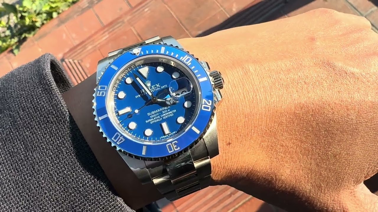靜靜雞話俾你知：「這是一隻鋼嘅運動潛水錶🤫！」Rolex Submariner 116619LB SMURF