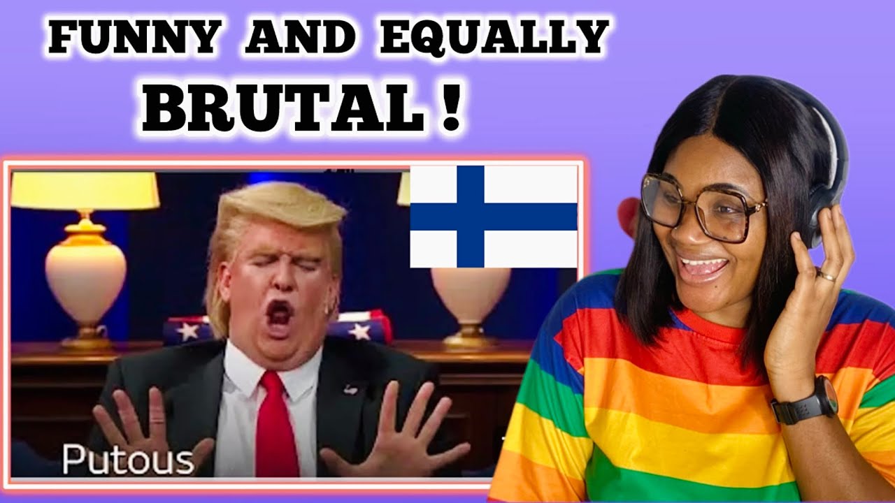 Reaction To Finnish TV ROASTING Donald Trump (Putous)