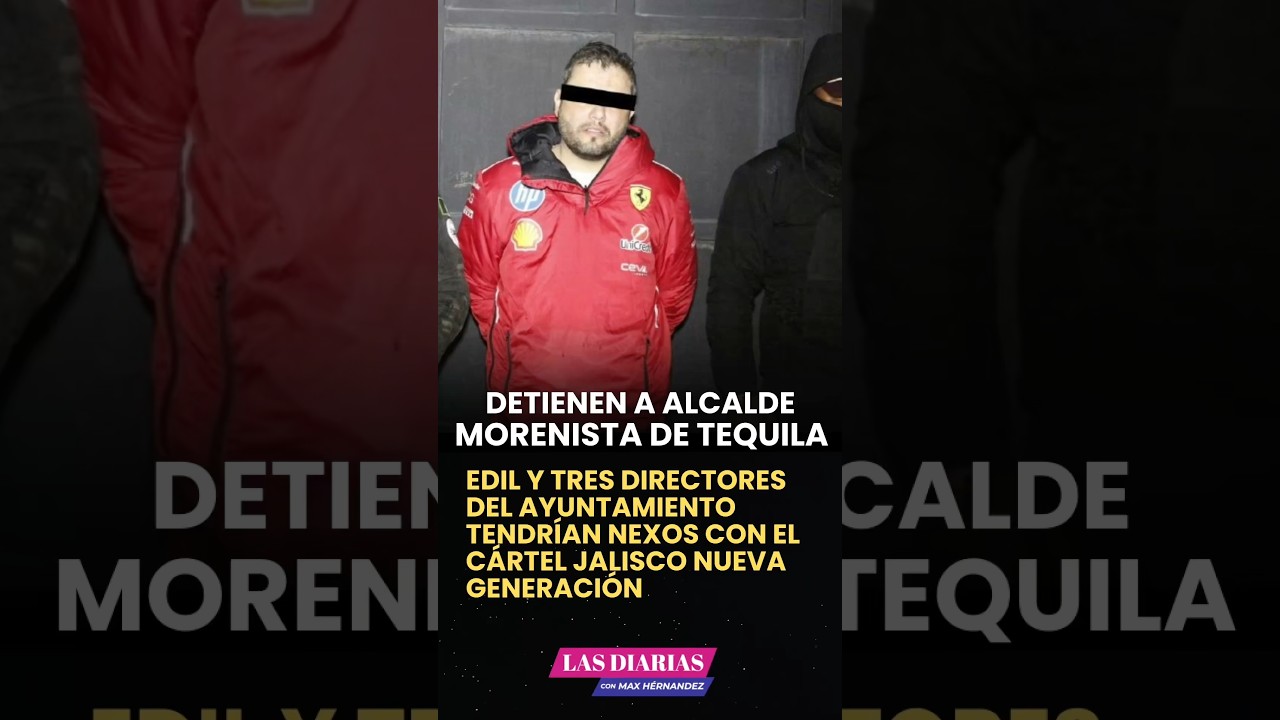 Detiene al alcalde morenista de Tequila por presuntos nexos con el CJNG #noticias #morena