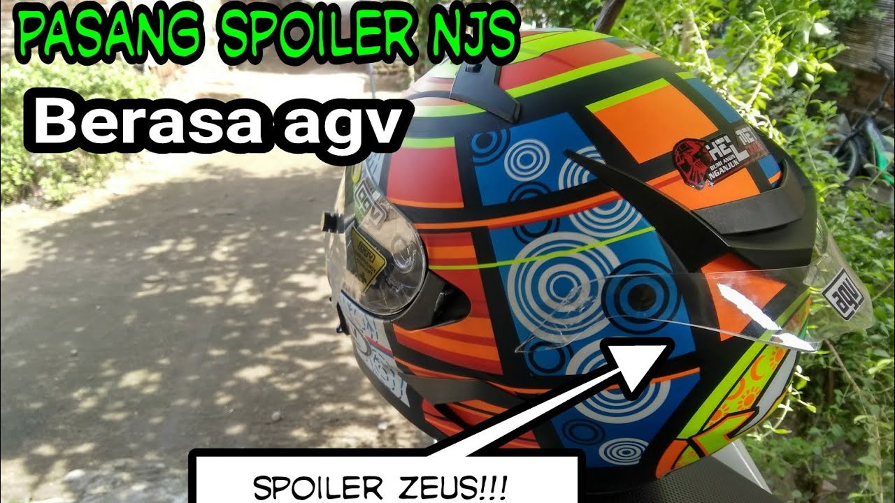 PASANG SPOILER NJS SHADOW N-802 (AGV K3 SV)