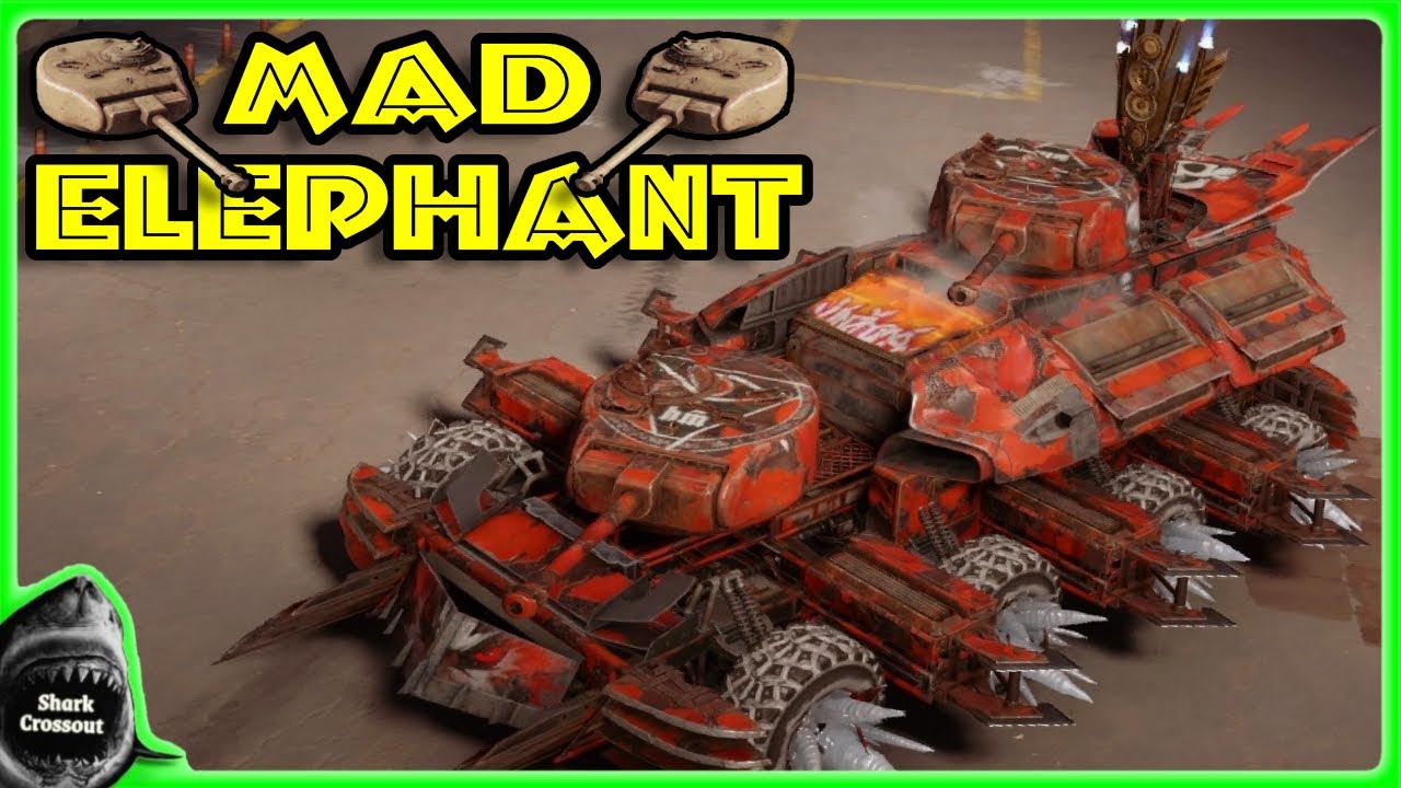 The Mad Elephant 👺 [Echo+Cannon Brawler] [Crossout Gameplay ►186]