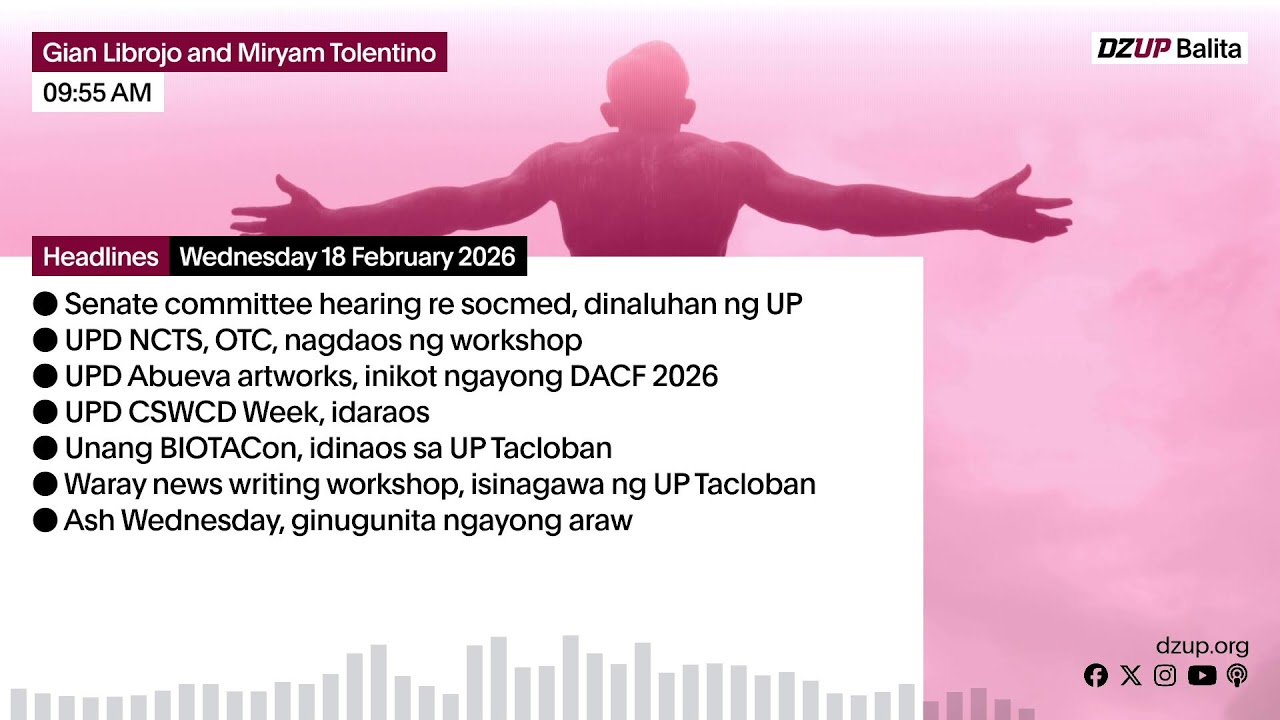DZUP Balita – 18 February 2026
