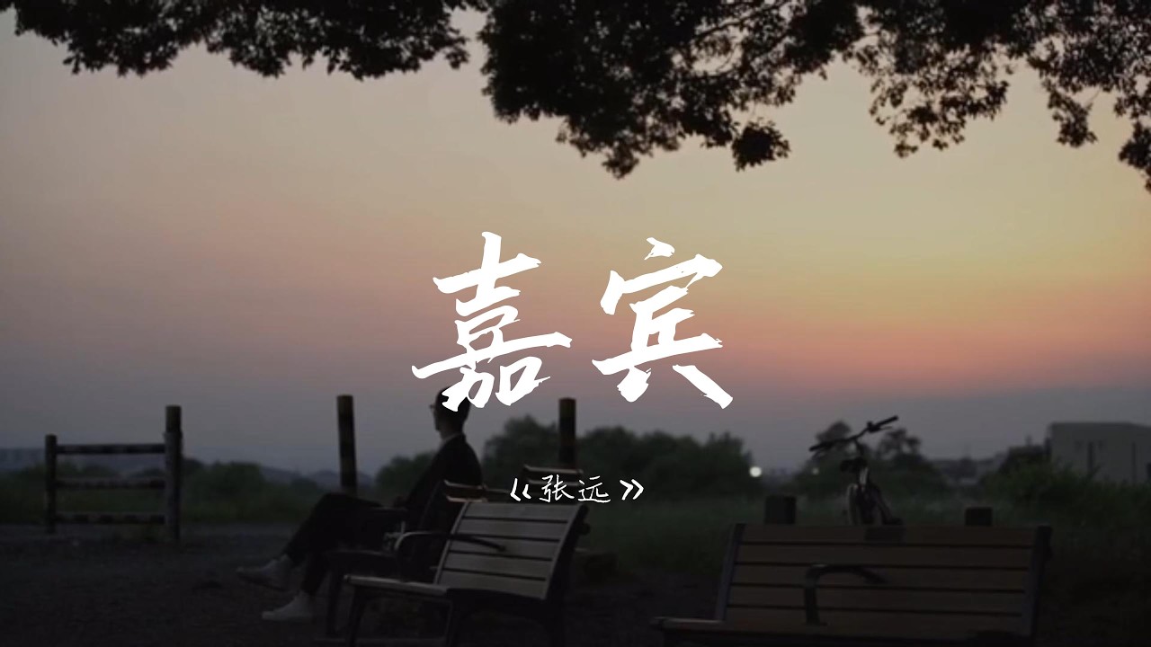 张远 - 嘉宾「我放下所有回忆 来成全你的爱情，却始终不愿相信 这是命。」【动态歌词】