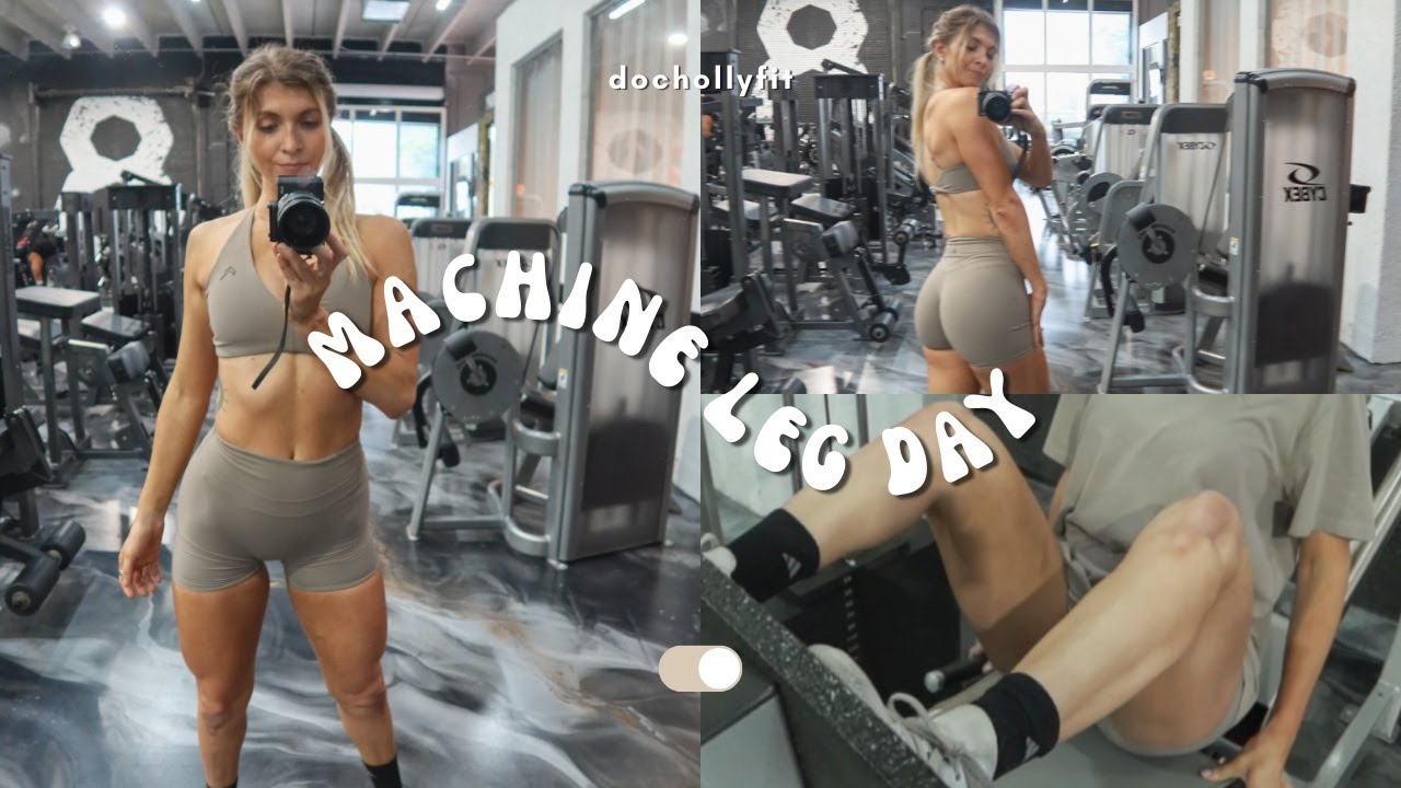 FULL MACHINE LEG DAY FOR LEG AND GLUTE GROWTH