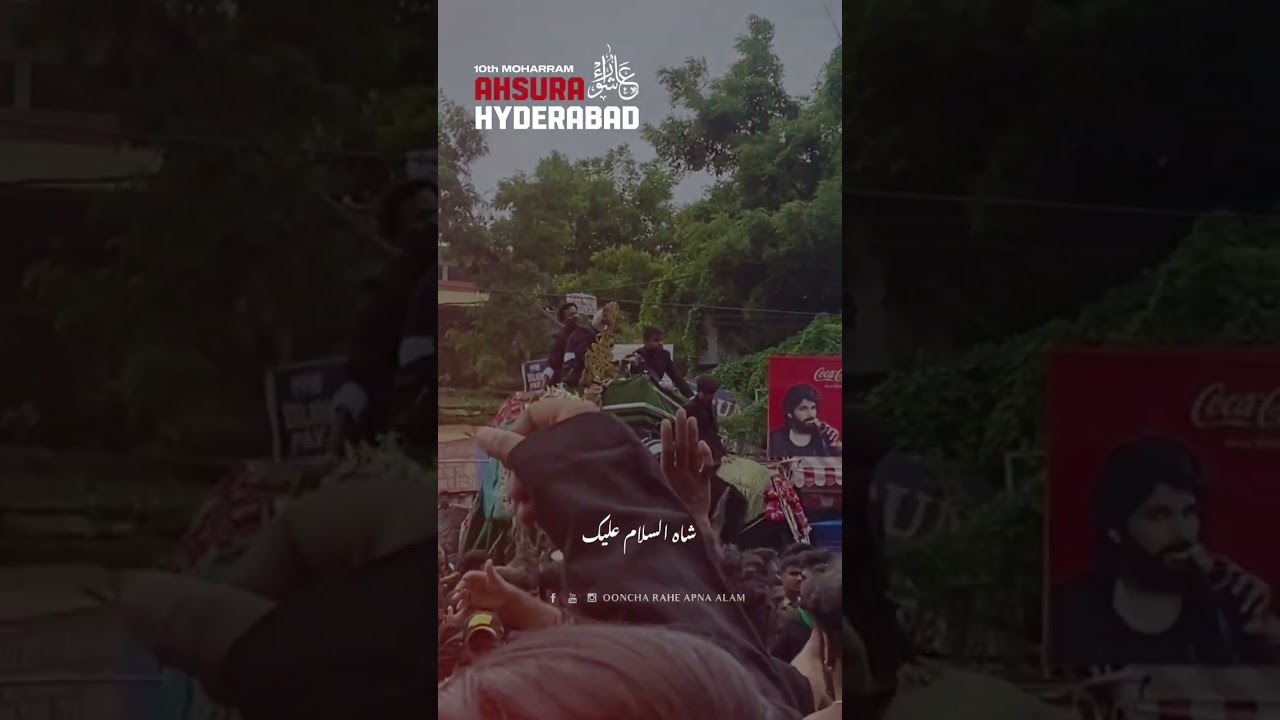 Bibi ka alam juloos 10 Moharram 2023  ashura hyderabad elephant |charminar