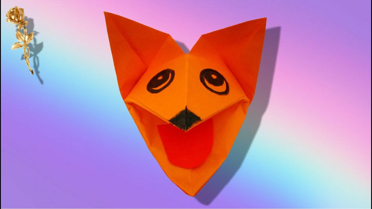 Origami facile : 🦊 Renard bavard 🦊