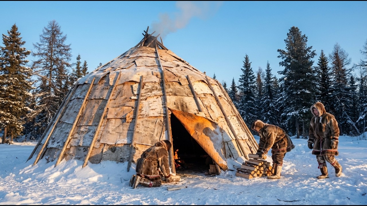 Почему эвенкийские березовые палатки никогда не замерзали: как пережить зимы при температуре –60°...