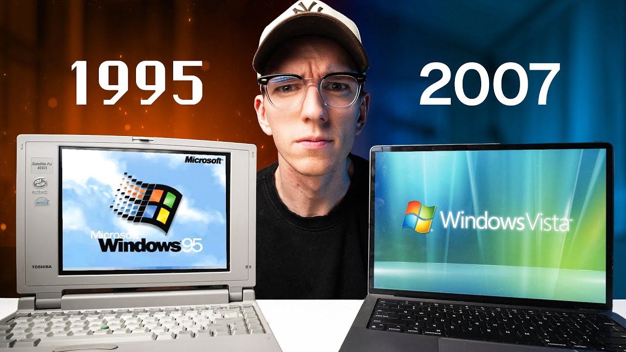 I Tested 40 Years of Microsoft Windows
