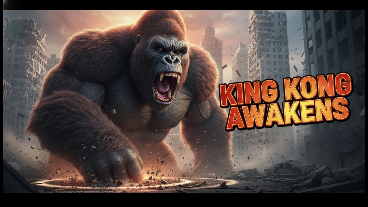 King Kong Awakens | The Birth of a Monster Legend (Cinematic AI) | Primal Power