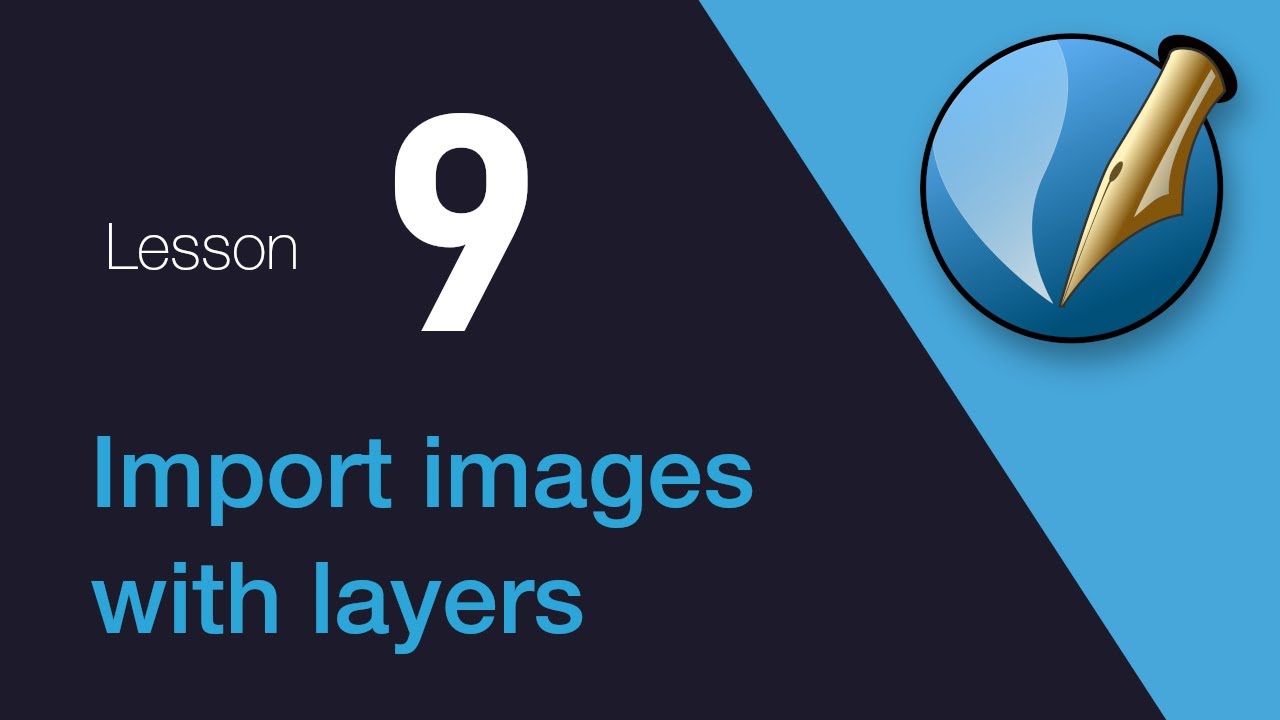 9) Importing images with layers in Scribus